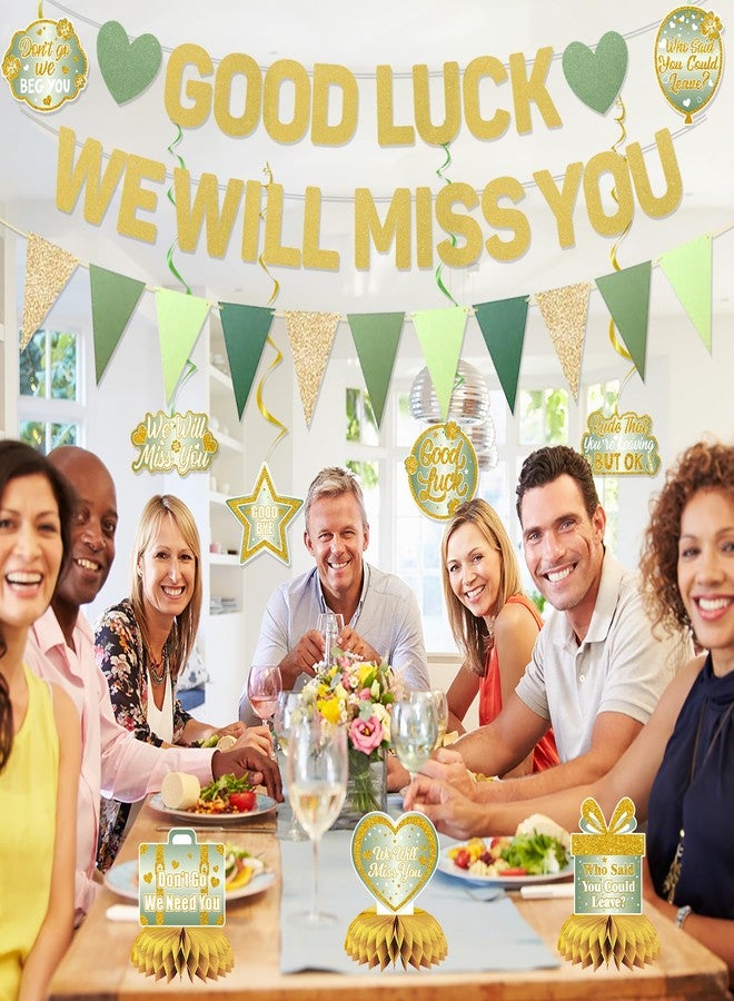 Roetyce Green Gold We Will Miss You Banner - Image 3