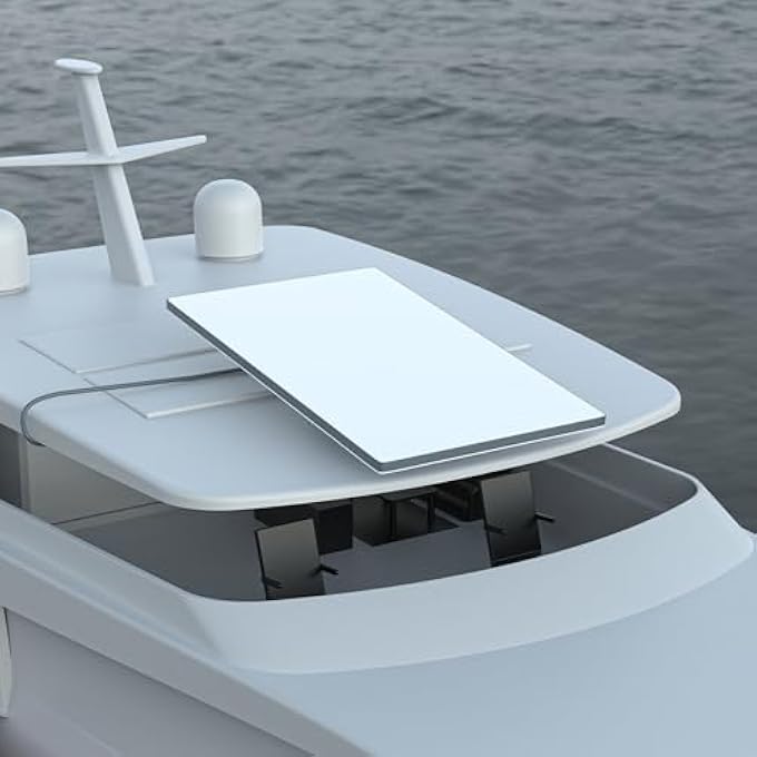 rayihni Starlink Gen 3 Mobility Mount, Starllink Gen 3 RV Mount,Anti-Theft Standard V3 Mounting Kit for Car Roof Flat Mounts RV Trailer Yacht Aluminum Alloy - Image 3