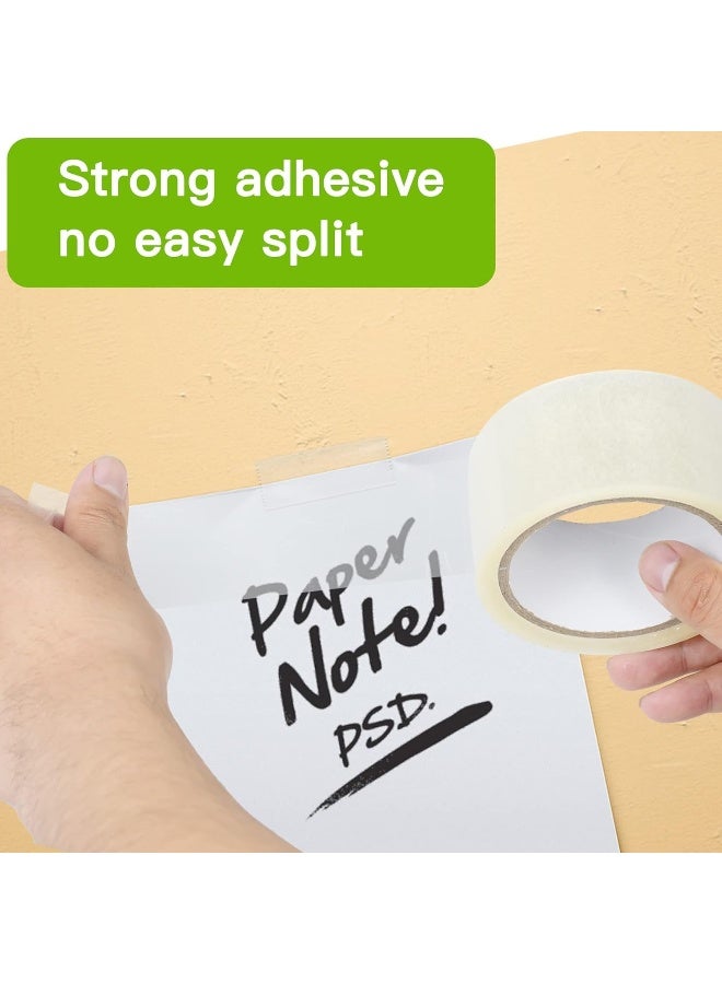 MOMENT [6 Roll] Clear Packing Tape, [2 Inches X 50 Yards] Strong Heavy Duty Packaging Tape For Sealing Parcel Boxes, Moving Boxes Houses, Large Postal Bags, Office Supplies - Image 4