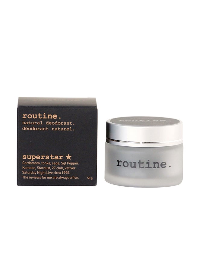 routine مزيل العرق سوبرستار مع الفحم النشط والمغنيسيوم - يوفر حماية قوية من الروائح للأنماط الحياتية النشطة، يتميز برائحة حارة وعشبية (58 مل) - Image 3