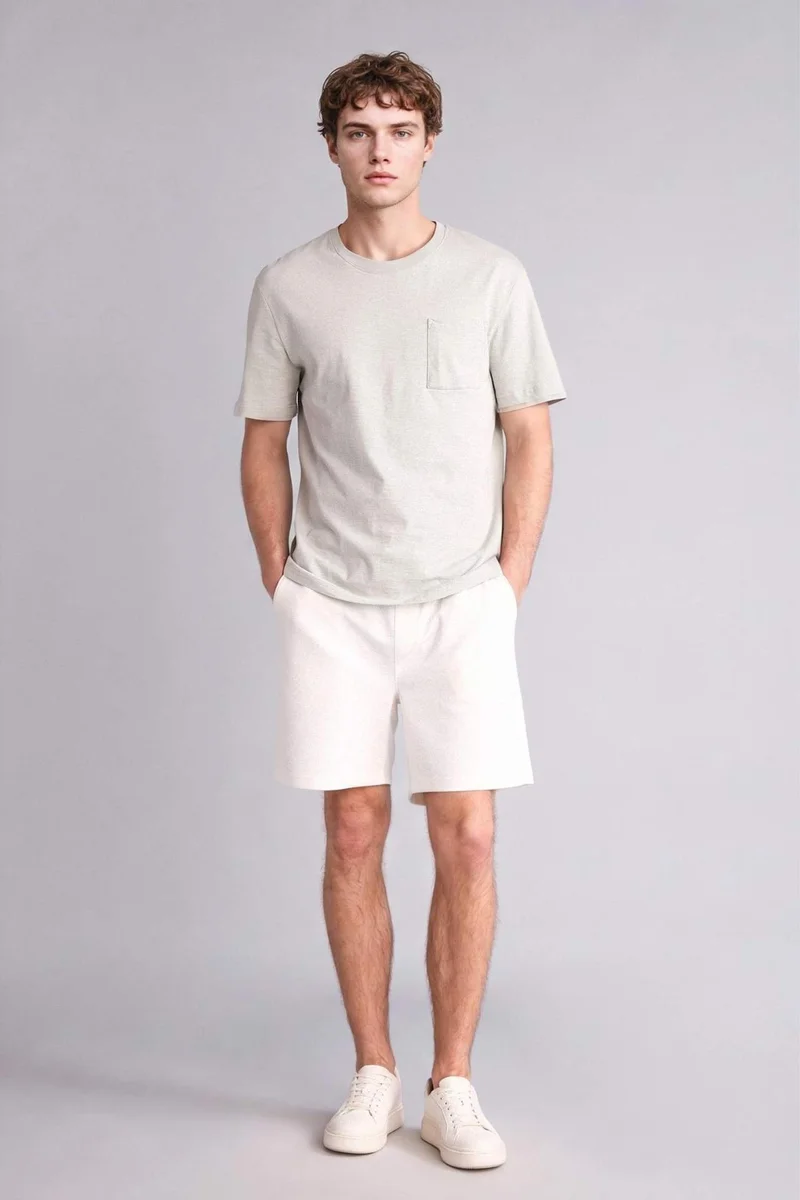 Defacto  Regular Fit Regular Hem Shorts for Men | Best Price UAE