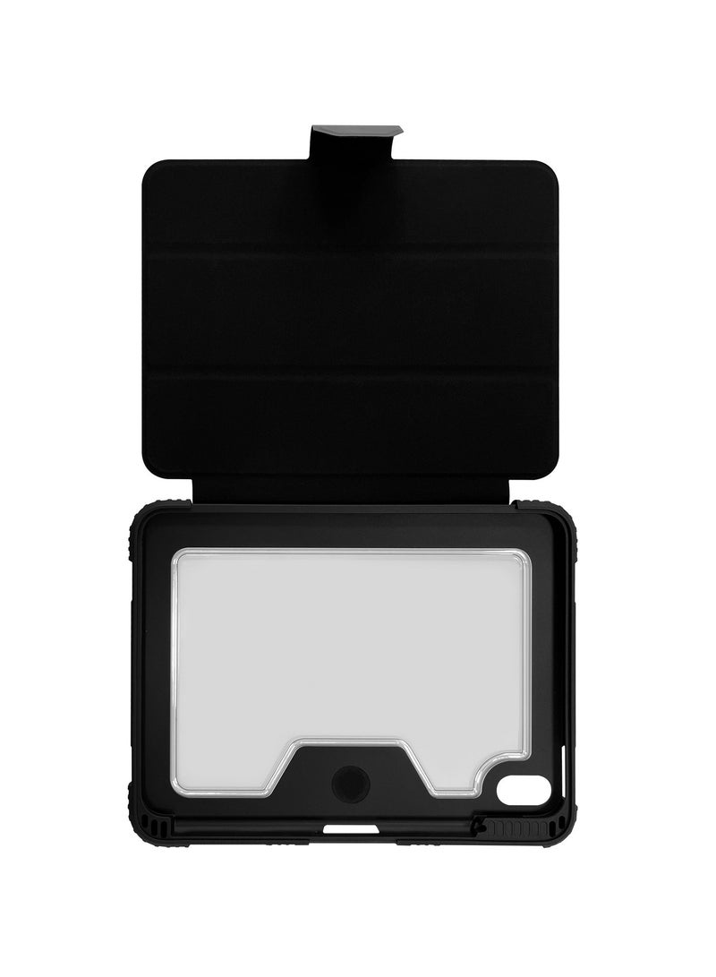 general Suitable for Apple iPad 10.9 (10th) 2022 tablet case, tri-fold TPU with pen slot protector three-proof leather case - Image 4