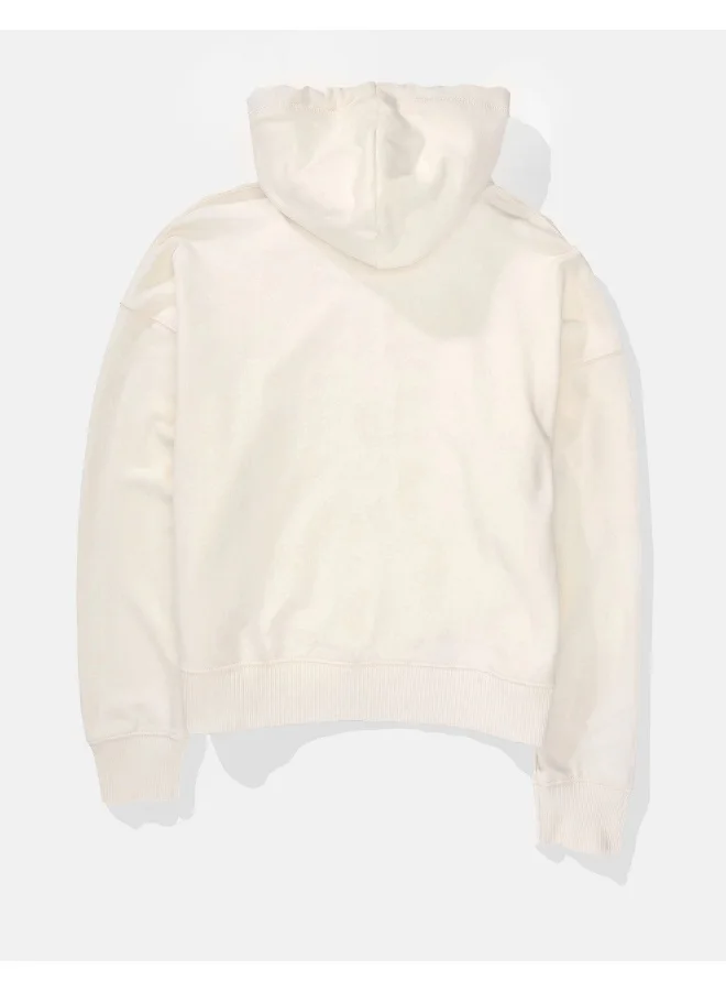 American Eagle AE Puffy Graphic Zip-Up Hoodie