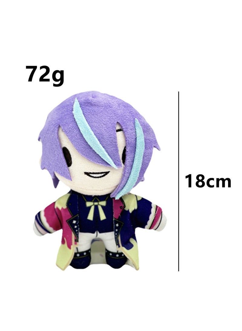general Project Sekai Colorful Stage Doll Charming Purple Hair Boy Plush Toy Doll Perfect for Home Decoration The best gift for your loved ones - Image 2