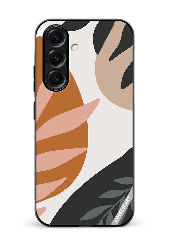 Protective Case Cover For Samsung Galaxy S25 Leaf Tropical Design Multicolour