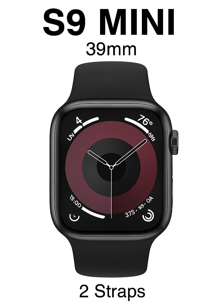 كيكي وير ساعة الذكية الاصدار التاسع  شاشة كاملة بخاصية الشحن اللاسلكي  مقاس 45 مم – اسود - Image 3