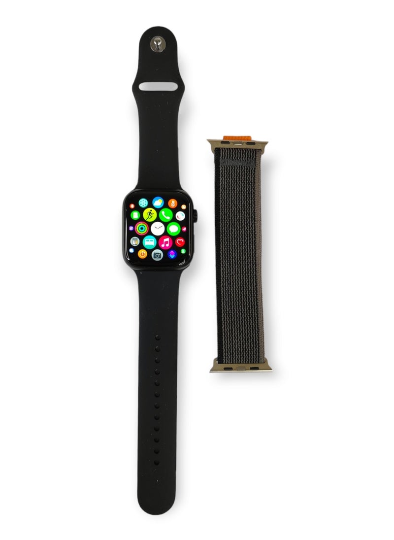 KEQIWEAR - Smart Watch Series 9 Similar to Apple Watch Full Screen Wireless Charging 45mm - Black - Image 1