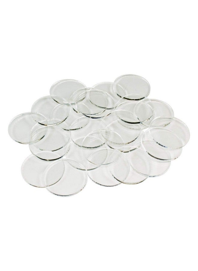 LITKO Round Bases | 27mm Circle | Compatible with Star Wars: Legion | Pack of 25 | (1.5mm Clear Acrylic) - Image 1
