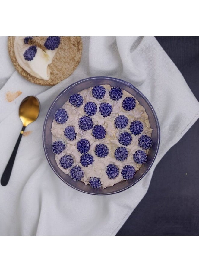 Creamy Blueberry – Angelia's Scented Soy Candles | Fruit-Infused Soy Candle with Cranberry & Tropical Layers for Uplifting Aromatherapy - Image 3