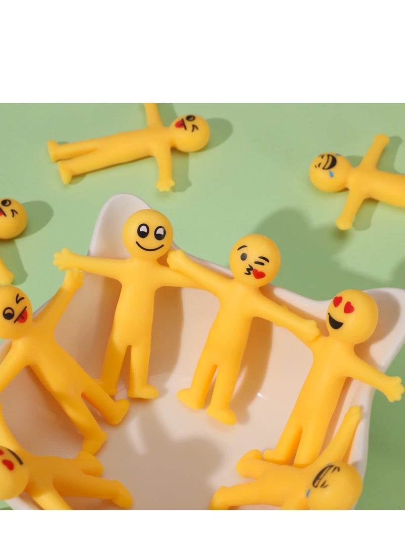 Generic - Smiley Stretchy Smile Men Toys, 40 Pieces Novelty Stretchy Smiley Face People Stress, Stress Relief Toys, Relief Fidget Toys for Kids and Adults - Image 1