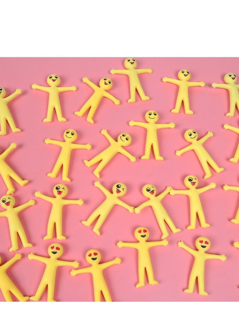 Generic - Smiley Stretchy Smile Men Toys, 40 Pieces Novelty Stretchy Smiley Face People Stress, Stress Relief Toys, Relief Fidget Toys for Kids and Adults - Image 1