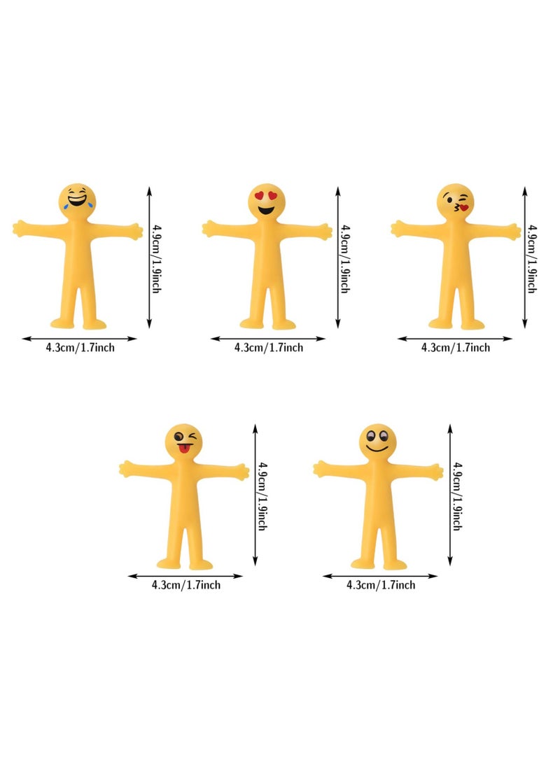 Generic - Smiley Stretchy Smile Men Toys, 40 Pieces Novelty Stretchy Smiley Face People Stress, Stress Relief Toys, Relief Fidget Toys for Kids and Adults - Image 1
