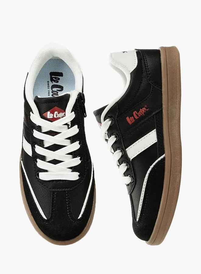 لي كوبر Boys Lace-Up Ankle Sneakers