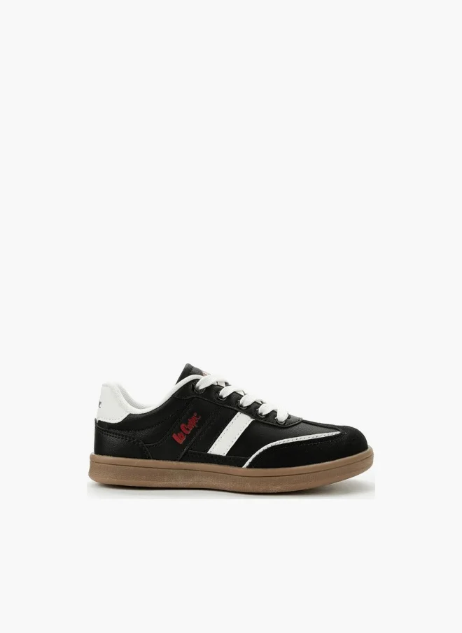 لي كوبر Boys Lace-Up Ankle Sneakers