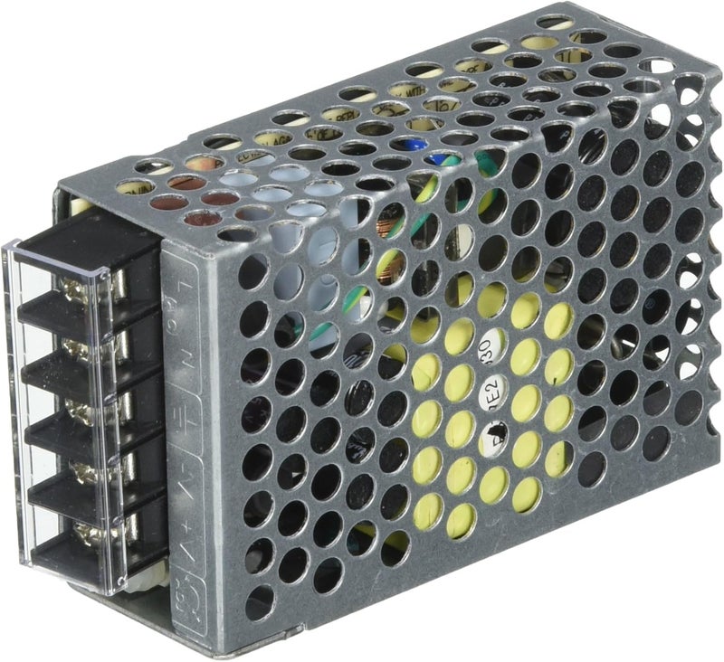 مصدر طاقة MeanWell 323282 RS-25-5 من نوع AC إلى DC، بمخرج واحد، جهد 5 فولت، تيار 5 أمبير، قدرة 25 واط، طول 1.5 بوصة