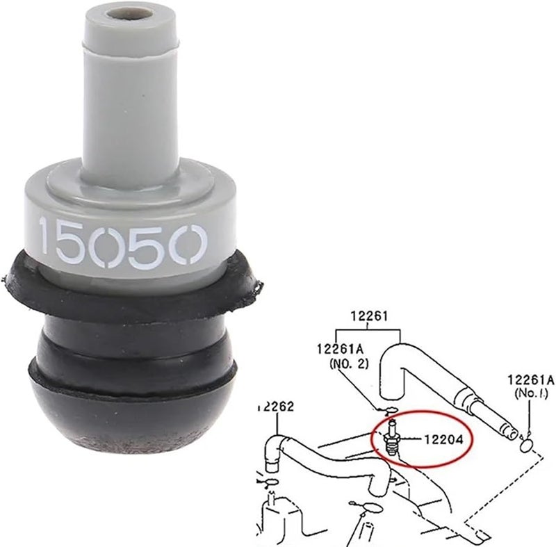 حشية صمام PCV مقاس واحد، ختم تهوية علبة المرافق لمحرك السيارة، عادم أحادي الاتجاه، قطع غيار السيارات - Image 3