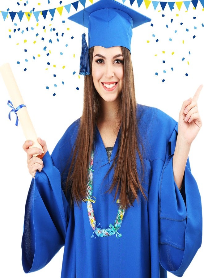 Glenmal Graduation Candy Lei Making Kit Plastic Lei Bags for Party Include 2 Inch x 110 yd Poly Tubing 3 Rolls Ribbon Graduation Bags Crafts for Party Supplies - Image 4