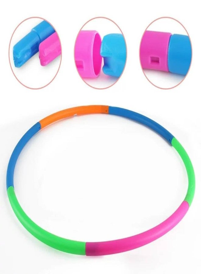 DESCTIDY طوق هولا هوب من ديسكتيدي، قابل للفصل وتعديل المقاس، حلقات هولا هوب ملونة بوزن احترافي للأطفال والكبار، هدايا ألعاب، جمباز، لعب، إنقاص الوزن، للأولاد والبنات - Image 5