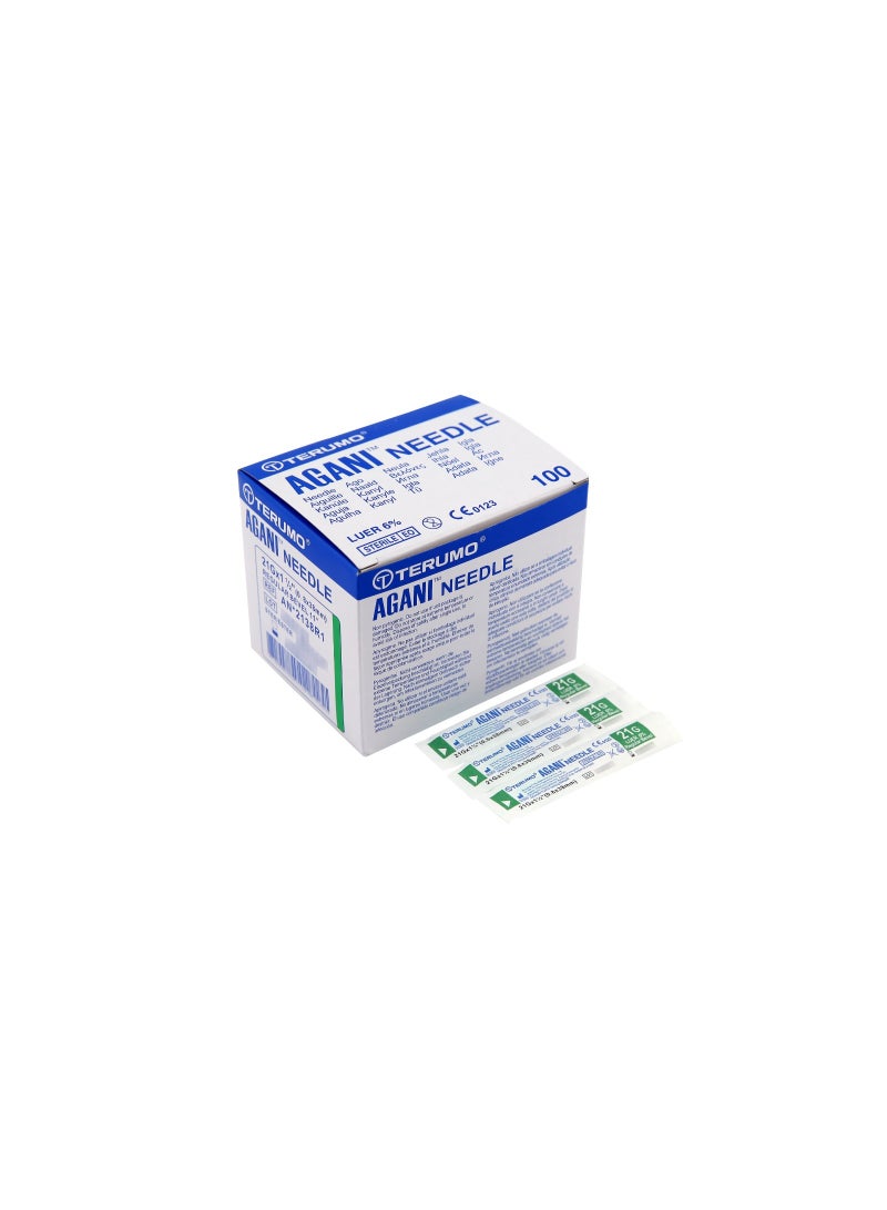 TERUMO Agani Disposable Needle 21G x 1 ½" (0.8 x 38mm) - Image 2