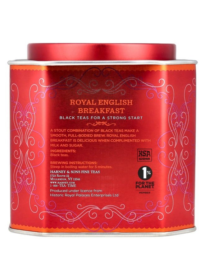 HARNEY & SONS شاي الإفطار الإنجليزي الملكي 30 كيس، مجموعة القصور الملكية التاريخية - Image 2