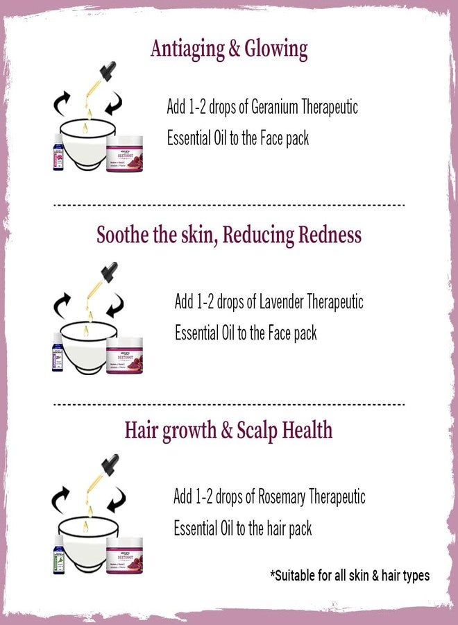 KEYA SETH AROMATHERAPY, DEVICE OF DROP KEYA SETH AROMATHERAPY Beetroot Powder with Betalains & Vitamin C for Glowing Skin, Moisturizing, Anti-Aging, Hair Color & Immunity Boost 100gm - Image 5