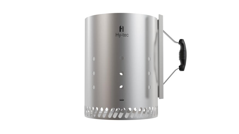H Hy-Tec (Device) Hybb - Rapid Extra Large Charcoal Chimney Starter | The Fastest & Easiest Coal Starter For Bbq Chimney, Charcoal Grill, Briquettes Charcoal Starter - Built-In - Image 1