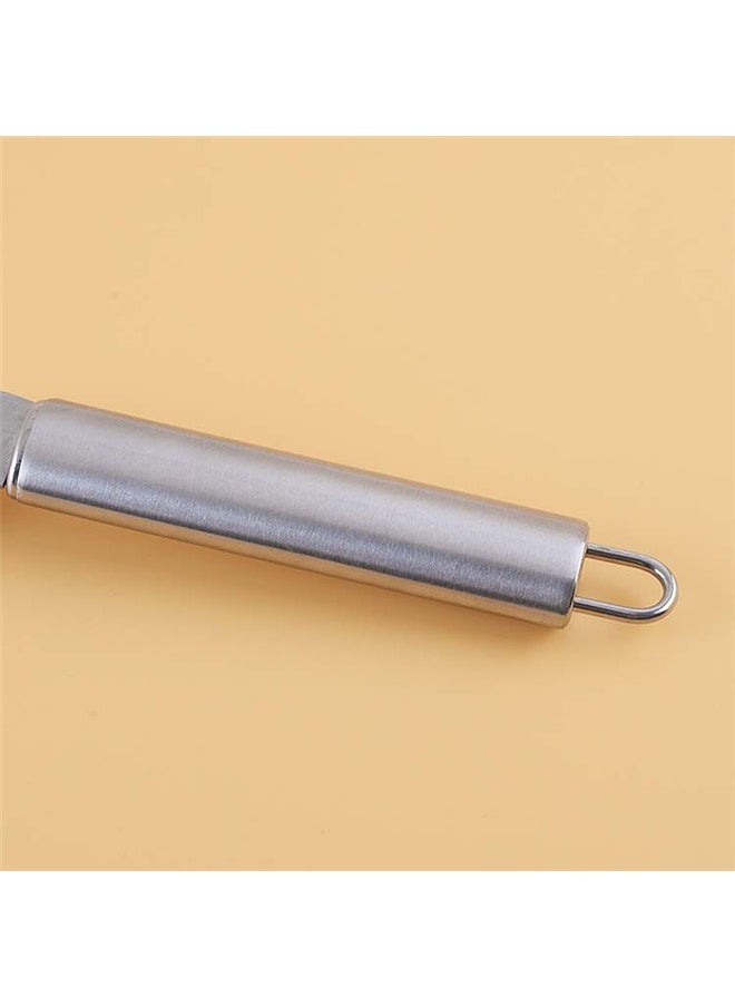 Generic Stainless Steel Cake Butter Spatula Silver 32cm，Offset Icing Spatula DIY Cake Cream Cake Offset Spreader Fondant Pastry Tool  - Image 3