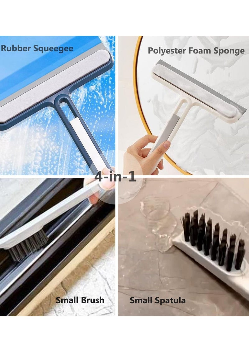 KASTWAVE - Multi-Purpose Silicon Squeegee, Household Cleaning Tools, Mirror Wiper, Glass Window Cleaner Squeegee, Apply to Tiles, Shower Doors, Bathroom, Mirrors, and Car Windows, Glass Doors - Image 1