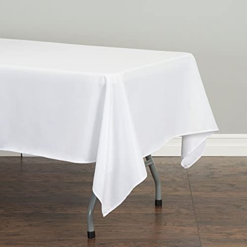 LTC LINENS 60126-010101 Tablecloth, 60 x 126 in, White - Image 5