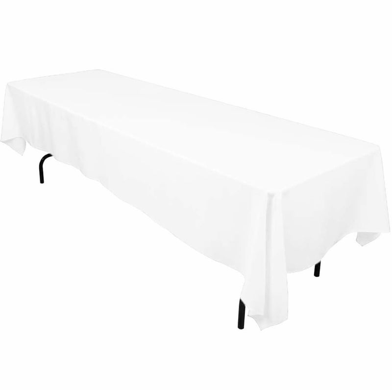 LTC LINENS 60126-010101 Tablecloth, 60 x 126 in, White - Image 3