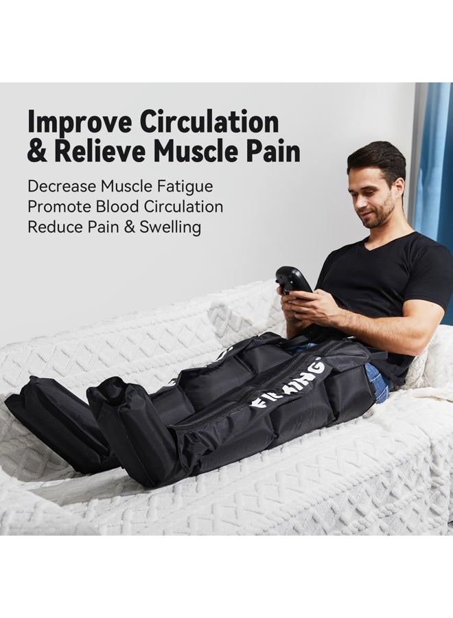 FIT KING نظام استعادة الضغط الهوائي، الضغط الديناميكي لتحسين الدورة الدموية والاستعادة السريعة، جهاز الضغط المتسلسل للرياضيين (متوسط) - Image 3