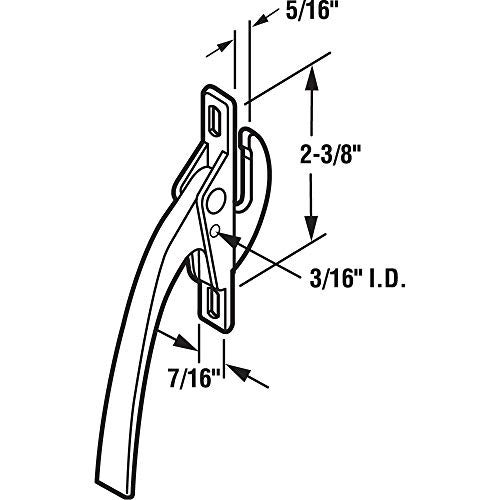 Prime-Line H 3539 Aluminum Casement Window Locking Handle (Single Pack) - Image 2