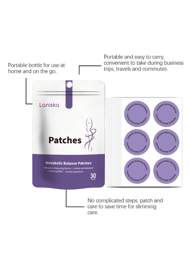 LANISKA Body Care Patches, Mild Ingredients, Skin-Friendly & Comfortable, Portable Daily Use for Body Care & Shaping Management30pcs - Image 2