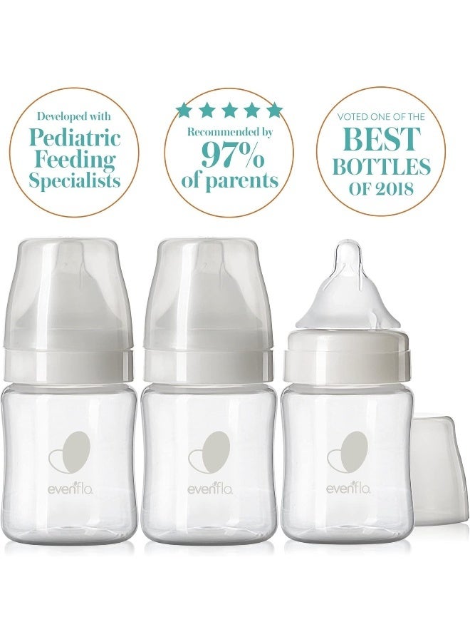 Evenflo Balance Plus 3-Pack Wide Neck Bottles - White, one Size - Image 2