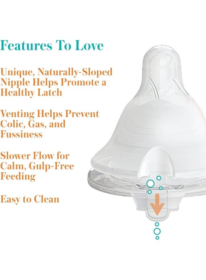 Evenflo Balance Plus 3-Pack Wide Neck Bottles - White, one Size - Image 4