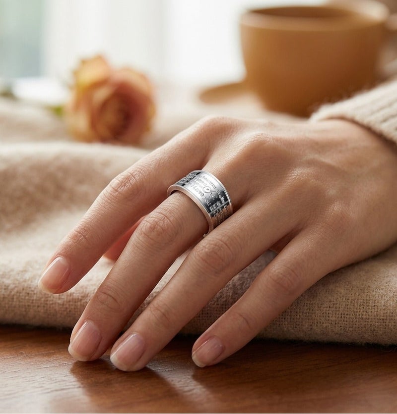 BTC 10g Silver Ring - Love - Image 1