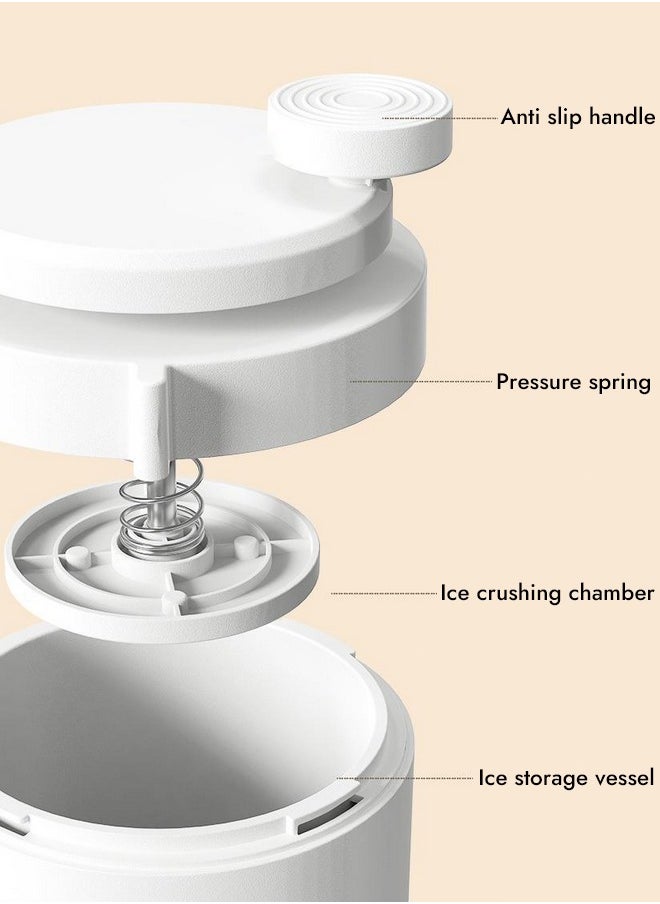 Generic - Ice Shaver & Snow Cone Machine, Portable Manual Shaved Ice Maker, for Making Snow Cones, Includes Ice Crusher Shaved Ice Molds - Image 1