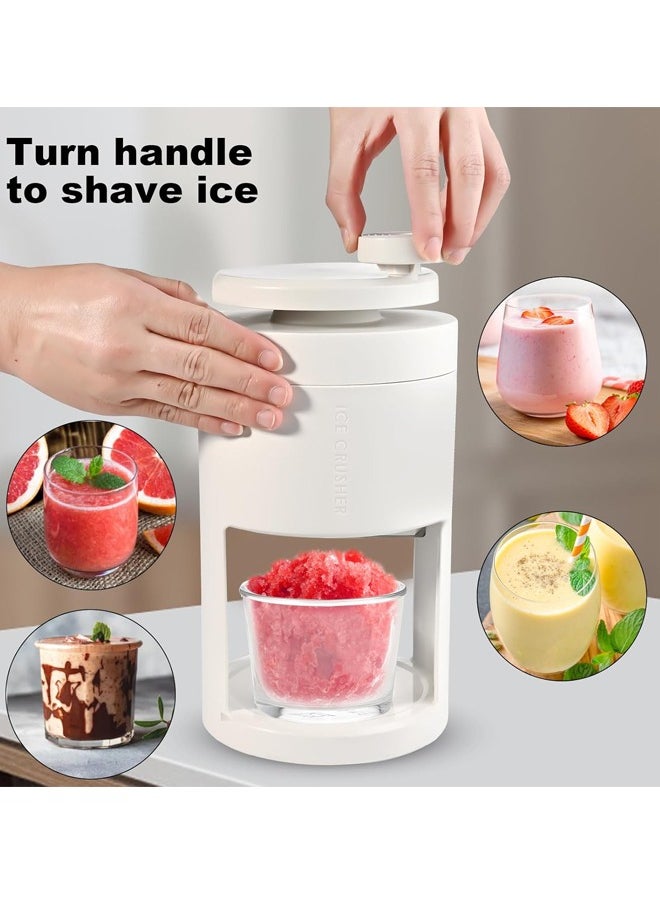 Generic - Ice Shaver & Snow Cone Machine, Portable Manual Shaved Ice Maker, for Making Snow Cones, Includes Ice Crusher Shaved Ice Molds - Image 1