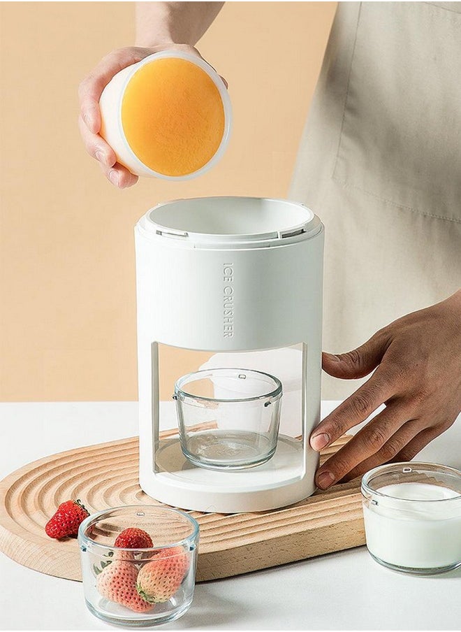 Generic - Ice Shaver & Snow Cone Machine, Portable Manual Shaved Ice Maker, for Making Snow Cones, Includes Ice Crusher Shaved Ice Molds - Image 1