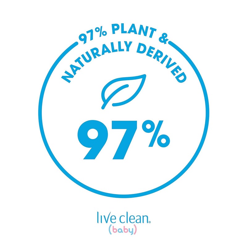 Live Clean Baby TEARLESS SHAMPOO WASH Organic Eco Friendly 750 ml 25 fl oz - Image 3