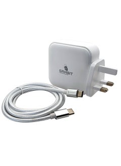 GRABIT Wall Charger 100W GaN Charger Fast & Multi-Device Charging Charge multiple devices with 100W PD, three USB-C, and one USB-A port. GaN technology ensures efficient, compact, and travel-friendly charging. Compatible with iPhone, Samsung, OnePlus, Xiaomi, Huawei, Google Pixel, iPads, MacBooks, and more. Ideal for home, office, and travel.  - Image 5