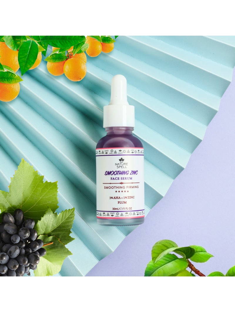 Nature Spell Smoothing Face Serum with Zinc and Fruit Acids 30ml  - Image 2