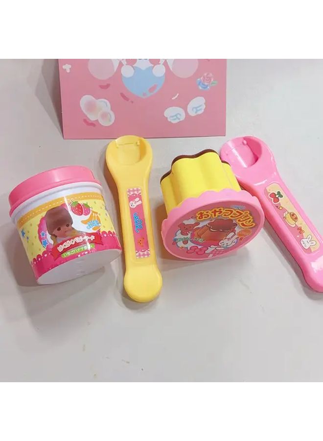 Strawberry Pudding Feeding Toy Set With Spoon Jelly Pretend Play Sensory Gift - Image 1
