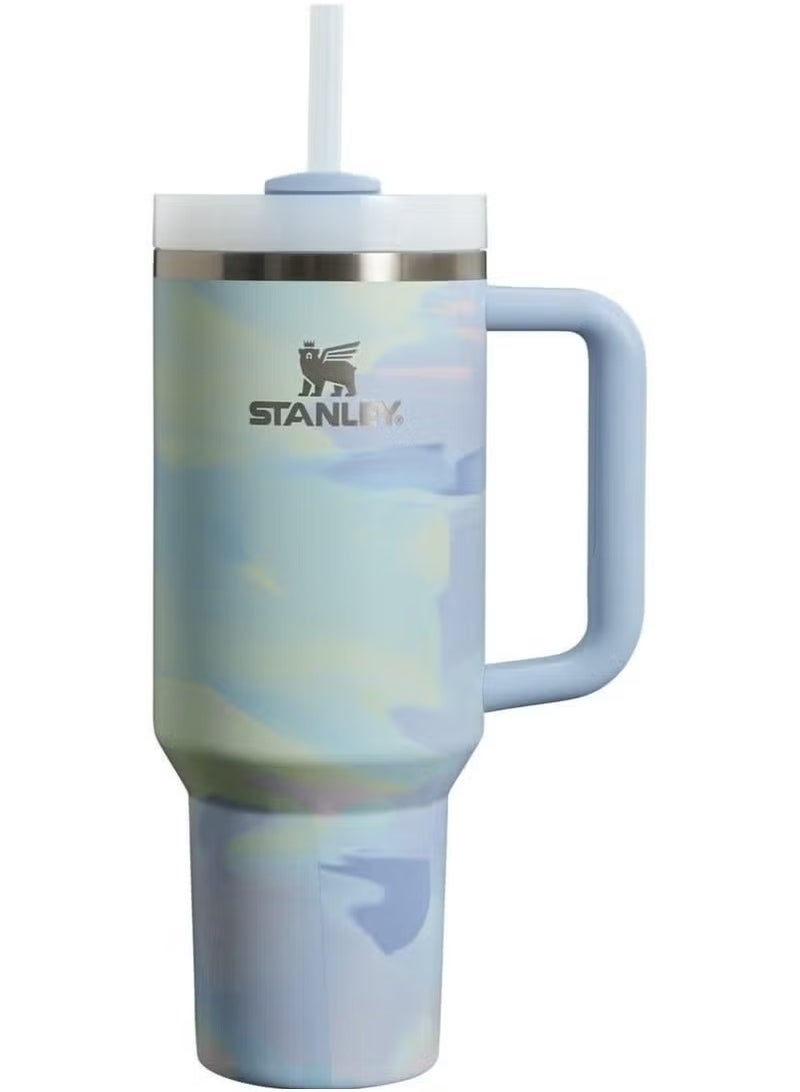 Stanley Quencher H2.0 40oz Stainless Steel Vacuum Insulated Tumbler with Leak-Resistant FlowState Lid and BPA-Free Reusable Straw – Durable Eco-Friendly Travel Mug for Water, Iced Coffee, Tea, Smoothies & More, Dishwasher Safe, Fits Standard Cup Holders, Keeps Drinks Hot or Cold for Hours - Image 1