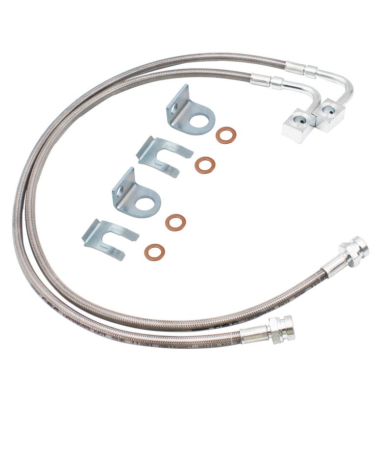 WEST ORGIN 89708 Rear Extended Stainless Brake Lines for 4-6" of Lift, Compatible with 2007-2018 Jeep Wrangler JK - Image 5