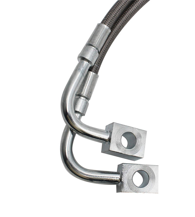 WEST ORGIN 89708 Rear Extended Stainless Brake Lines for 4-6" of Lift, Compatible with 2007-2018 Jeep Wrangler JK - Image 4
