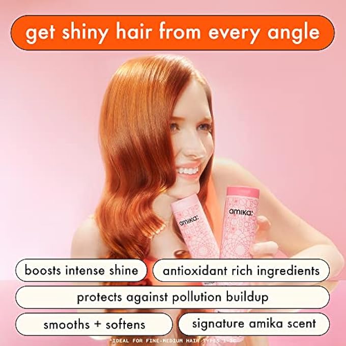 amika MIRRORBALL HIGH SHINE + PROTECT ANTIOXIDANT CONDITIONER, 1000ML - Image 3