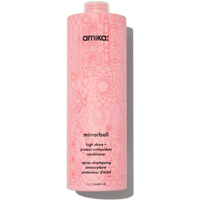 amika MIRRORBALL HIGH SHINE + PROTECT ANTIOXIDANT CONDITIONER, 1000ML - Image 2