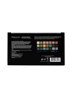 Profusion Cosmetics Adventurous 21 Shade Eyeshadow Palette & Brush Earthy Tones Rich Pigments Blendable Colors  - Image 5
