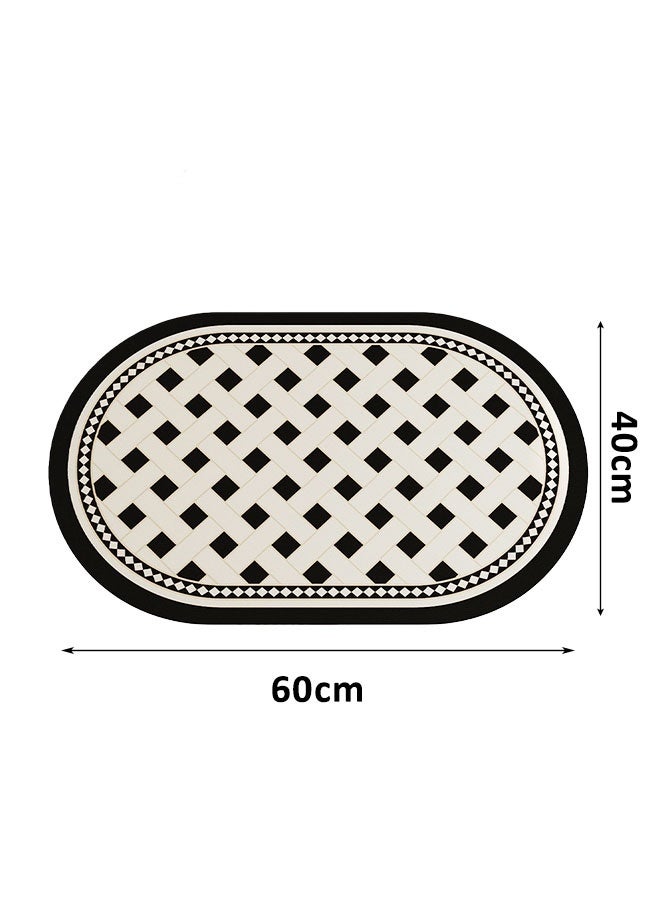 MLADEN Absorbent Door Mats Indoor Non-Slip Resist Dirt Entryway Rug Washable Kitchen Mat Doormats for Indoor Outdoor, Bathroom, Sink, Laundry Room Front Door Entryway Patio 40*60CM - Image 2